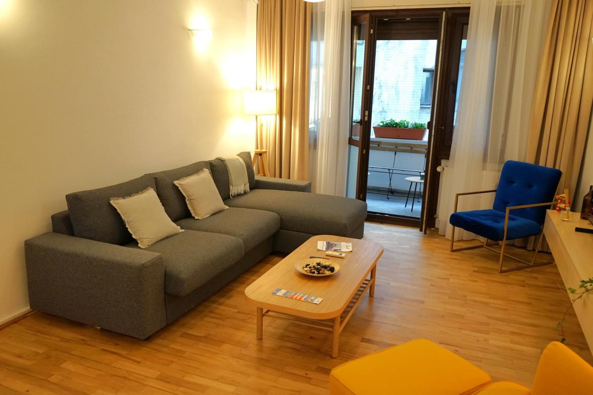 Spacious 3Br, 2Bt With 5 Balconies บูคาเรสต์ ภายนอก รูปภาพ